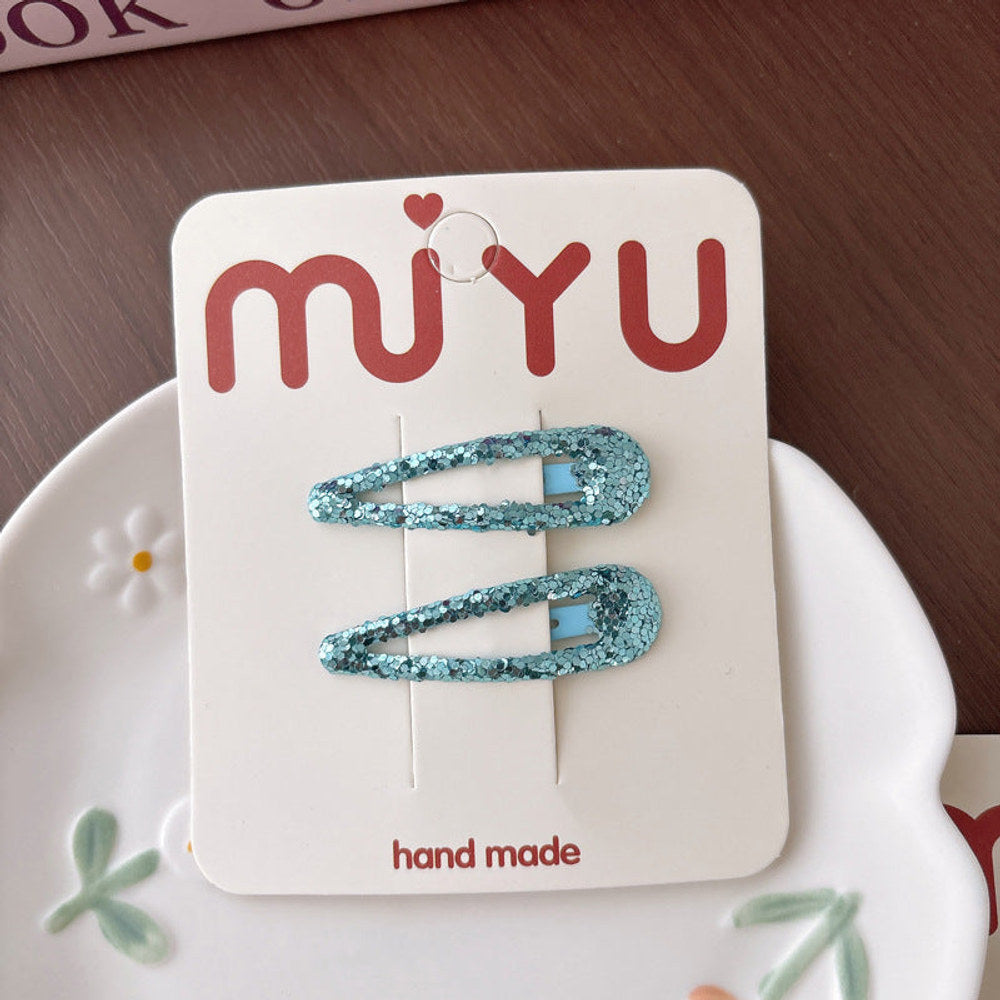 MyKids-USA® Collection of Sequins Hair Clips