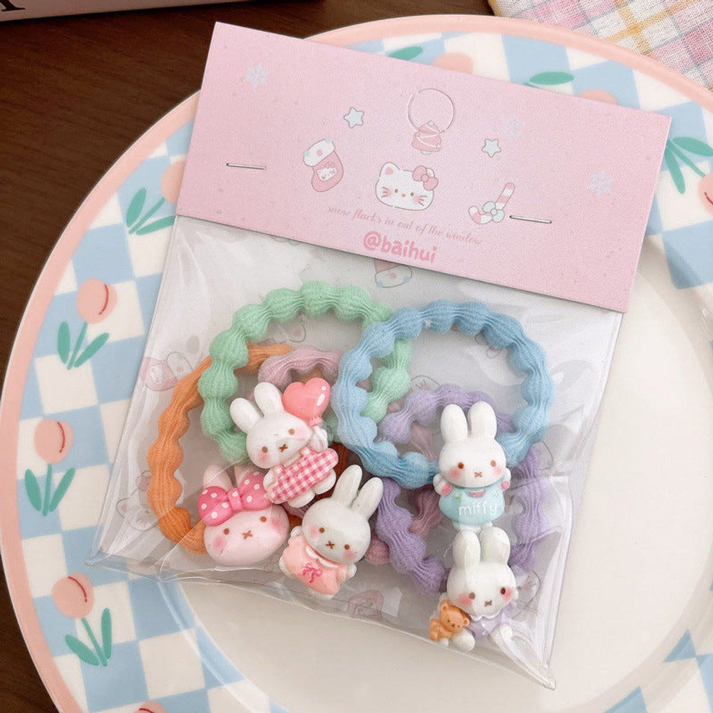 MyKids-USA® Collection of Cartoon Hair Ties