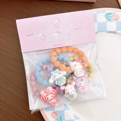 MyKids-USA® Collection of Cartoon Hair Ties