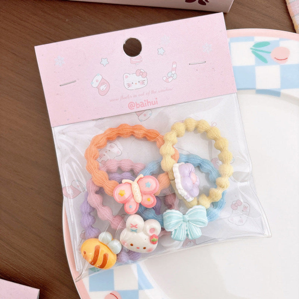 MyKids-USA® Collection of Cartoon Hair Ties