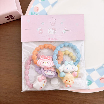 MyKids-USA® Collection of Cartoon Hair Ties