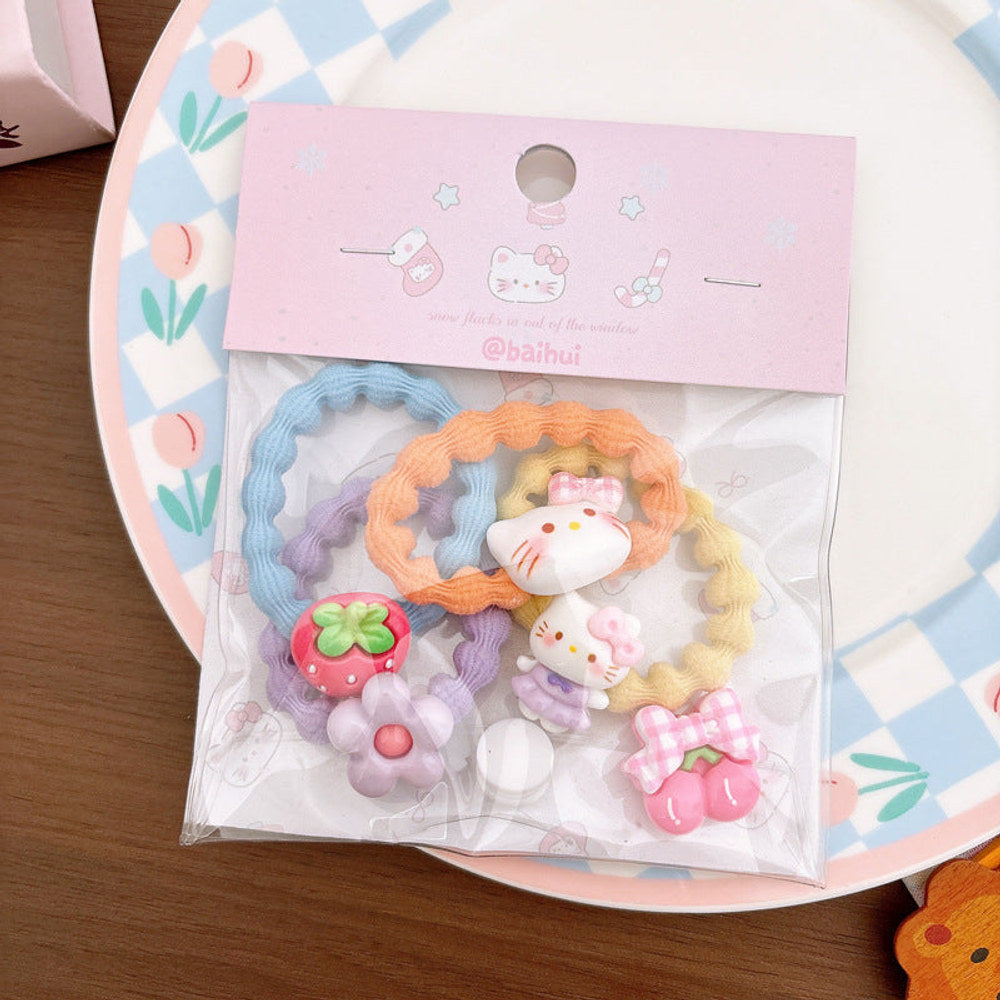 MyKids-USA® Collection of Cartoon Hair Ties