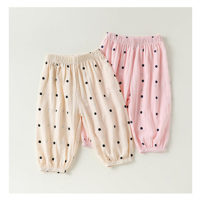 MyKids-USA® Arrival Baby Kids Boys and Girls Dots Pattern Casual Pants
