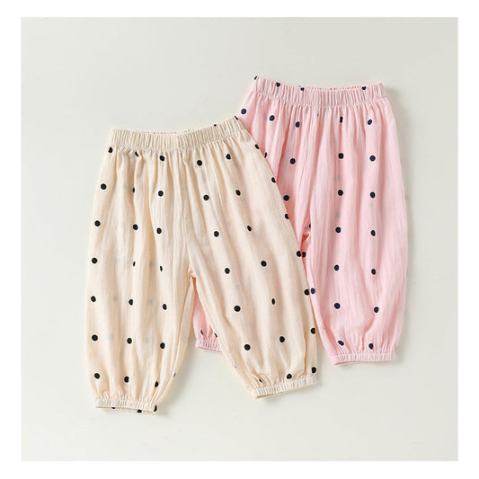 MyKids-USA® Baby Kids Boys and Girls Dots Pattern Casual Pants