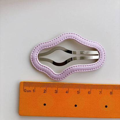 MyKids-USA® Collection of 2 Purple Pattern Hair Clips