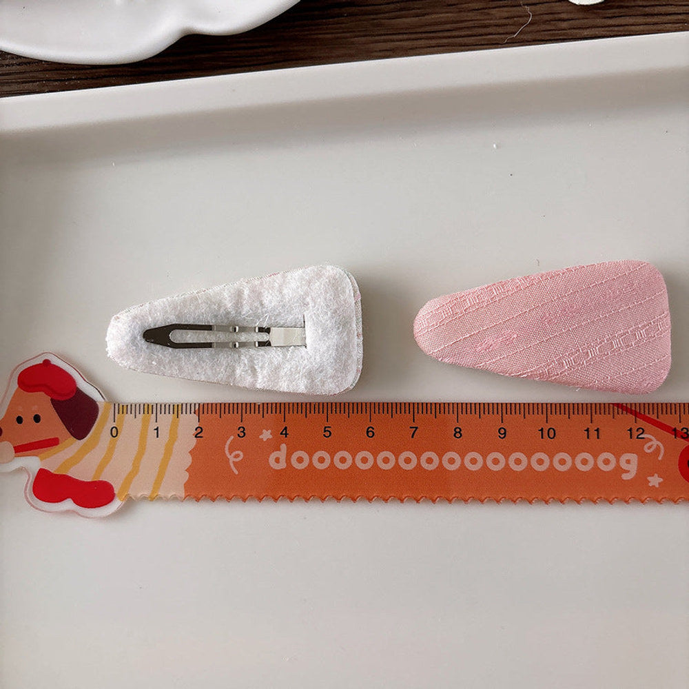 MyKids-USA® Collection of Plaid and Striped Pattern Hair Clips