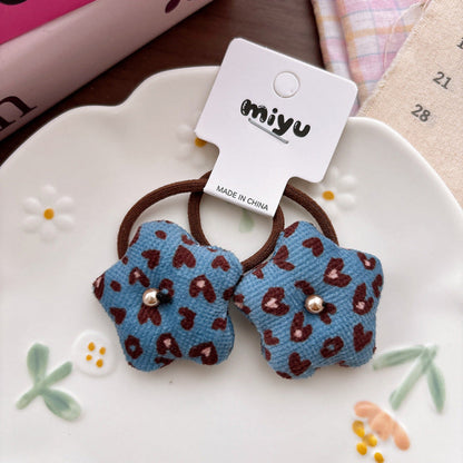 MyKids-USA® Collection of Hearts Pattern Hair Ties