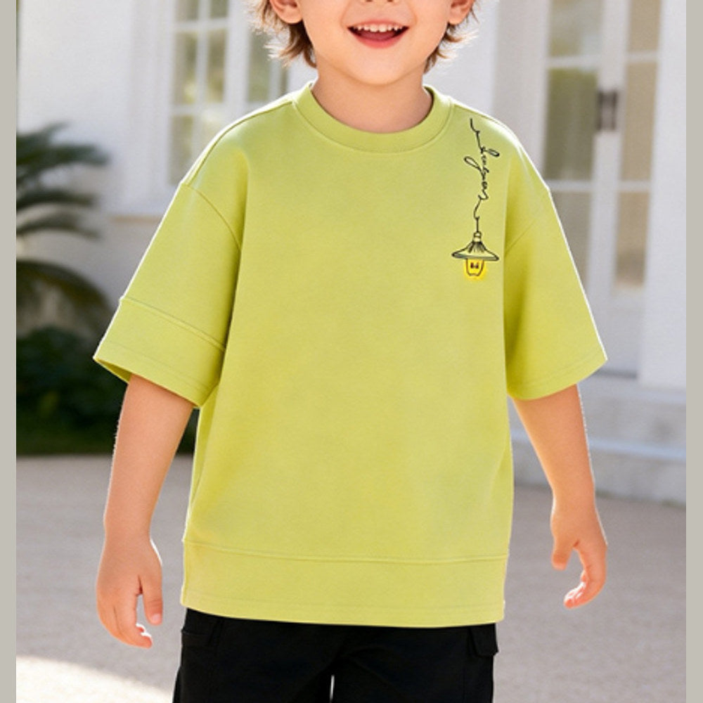 MyKids-USA® Boys’ Fluorescent Cartoon Pattern T-shirt