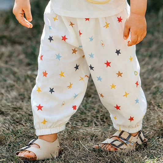 MyKids-USA® Baby Kids Boys and Girls Casual Geometric Pattern Pants