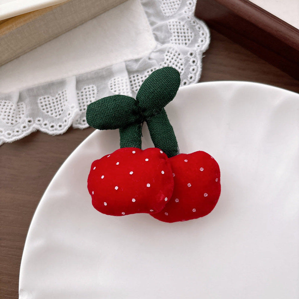 MyKids-USA® Collection of Fruits Shaped Hair Ties or Hair Clips