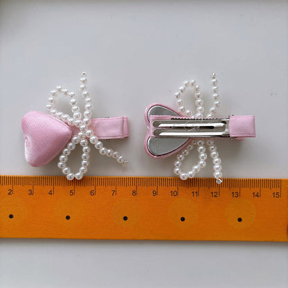 MyKids-USA® Collection of 2 Beaded Hair Clips