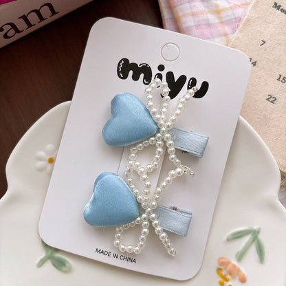 MyKids-USA® Collection of 2 Beaded Hair Clips
