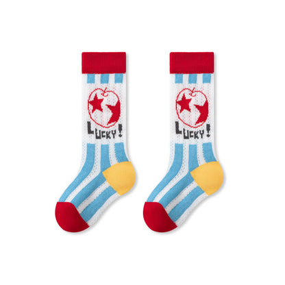 MyKids-USA® Baby Kids Breathable Color Patchwork Stockings