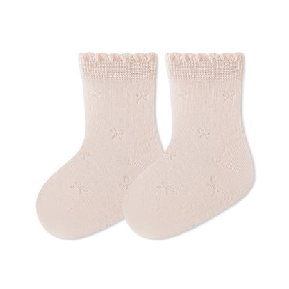 MyKids-USA® Baby Kids Breathable Solid Color Socks