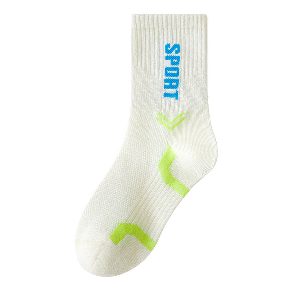 MyKids-USA® Kids Breathable Letters Pattern Sporty Socks Set