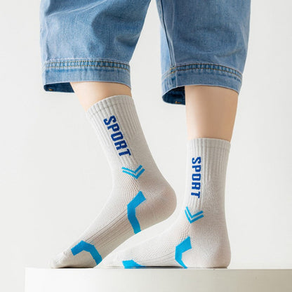 MyKids-USA® Kids Breathable Letters Pattern Sporty Socks Set