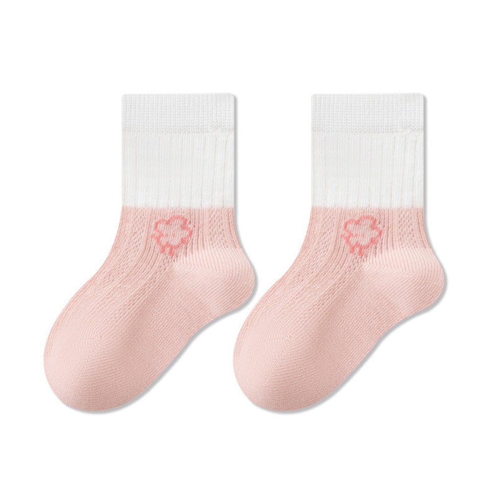 MyKids-USA® Baby Kids Breathable Color Patchwork Socks