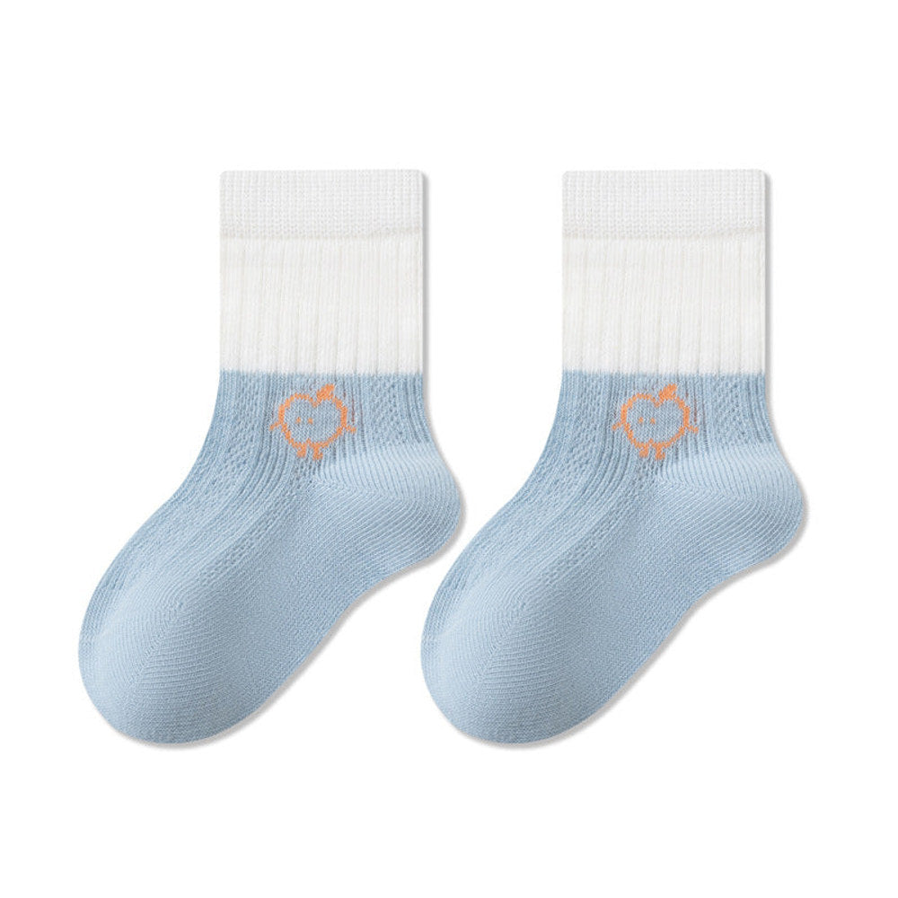 MyKids-USA® Baby Kids Breathable Color Patchwork Socks