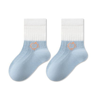 MyKids-USA® Baby Kids Breathable Color Patchwork Socks