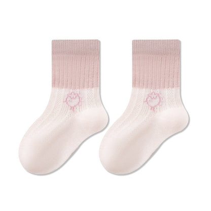 MyKids-USA® Baby Kids Breathable Color Patchwork Socks