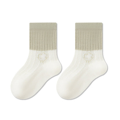 MyKids-USA® Baby Kids Breathable Color Patchwork Socks