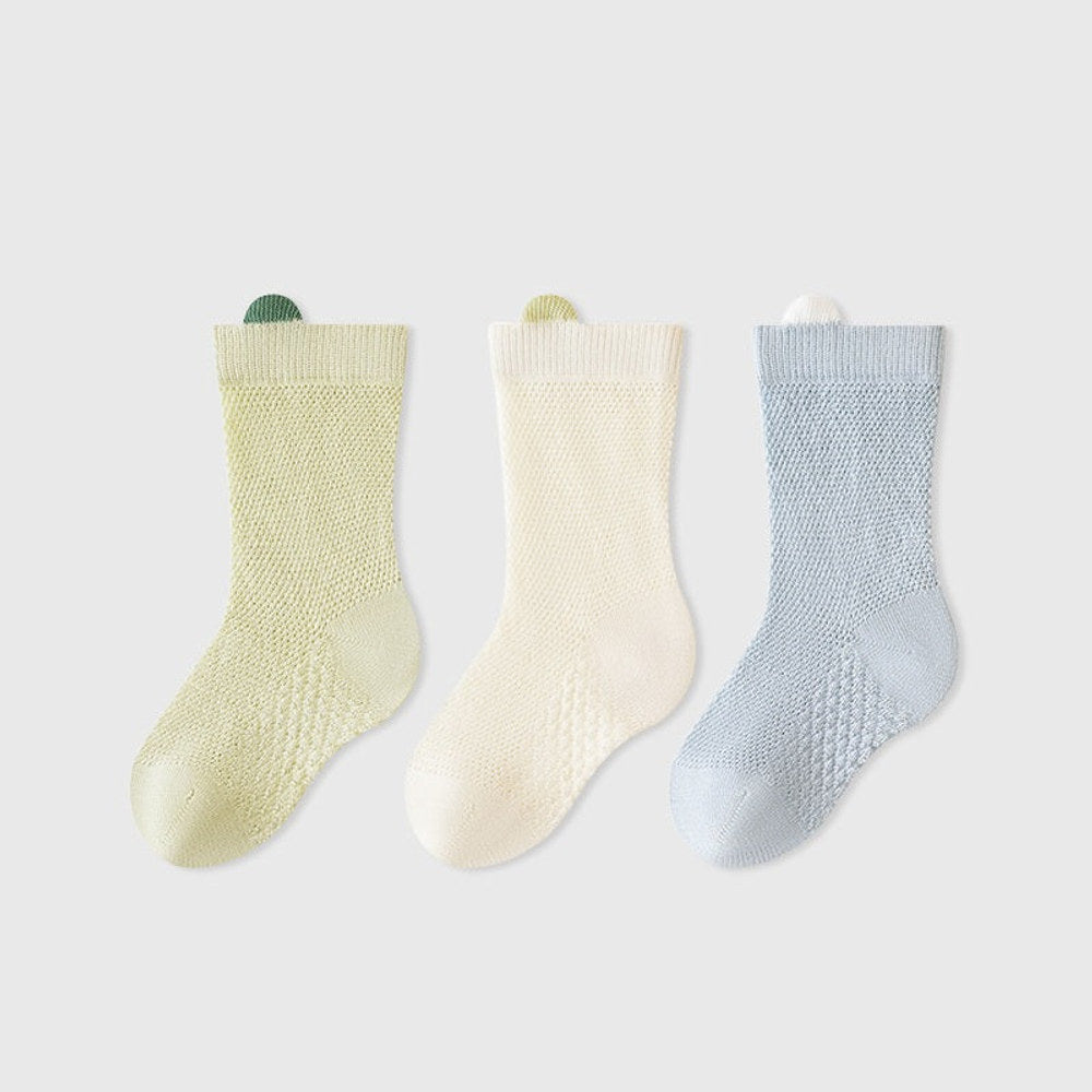 MyKids-USA® Baby Kids Breathable Color Patchwork Socks Set