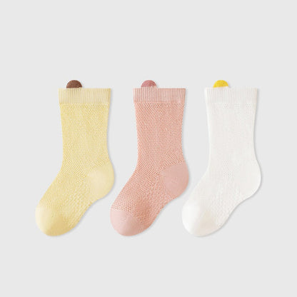 MyKids-USA® Baby Kids Breathable Color Patchwork Socks Set