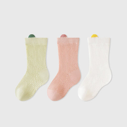 MyKids-USA® Baby Kids Breathable Color Patchwork Socks Set