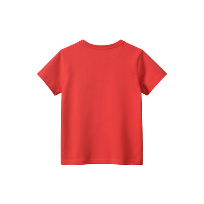 MyKids-USA® Boys’ Letters and Cartoon Pattern T-shirt in European and American Style