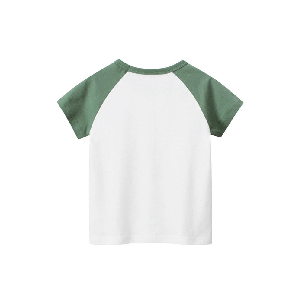 MyKids-USA® Boys’ Letters Pattern T-shirt in European and American Style