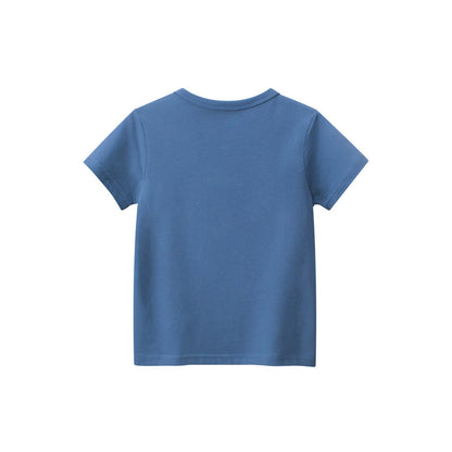 MyKids-USA® Boys’ Letters and Cartoon Pattern T-shirt in European and American Style