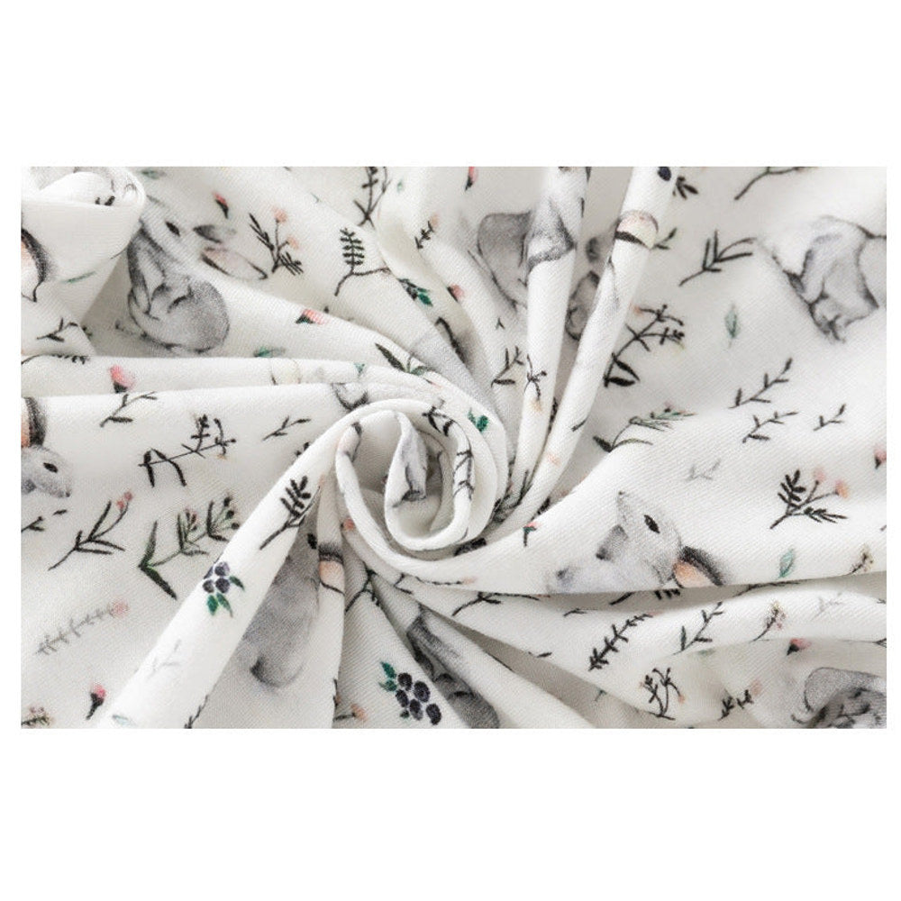 Summer Arrival Baby Short Sleeves Floral and Animals Pattern Rompers Bodysuits