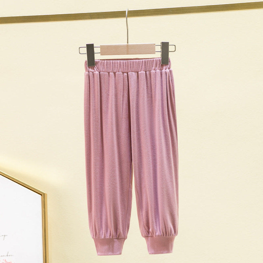Arrival Baby Kids Boys and Girls Casual Solid Color Viscose Pants