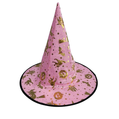 MyKids-USA Halloween Bronzed Witch Hats