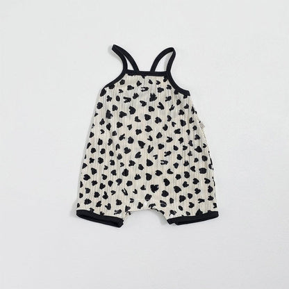 MyKids-USA® Summer Arrival Baby Sleeveless Hearts Pattern Rompers Bodysuits