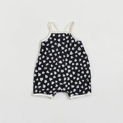 MyKids-USA® Summer Arrival Baby Sleeveless Hearts Pattern Rompers Bodysuits