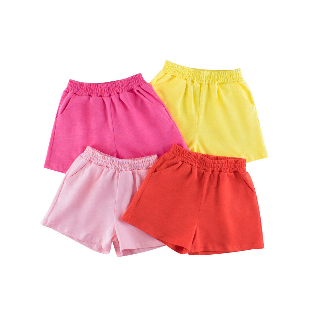 MyKids-USA® Summer Arrival Baby Kids Cotton Casual Style Plain Shorts