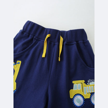 MyKids-USA® Arrival Summer Baby Kids Boys Short Sleeves Cartoon Letters Pattern T-shirt and Shorts Clothing Set