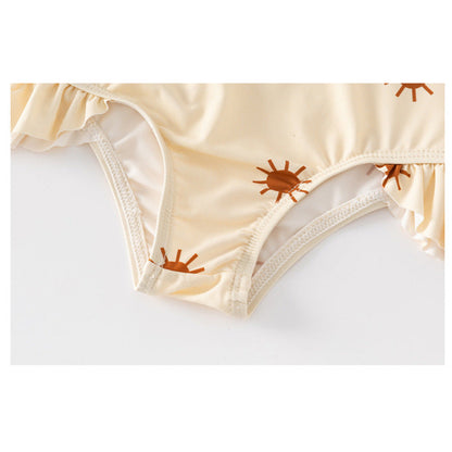 MyKids-USA® Summer Arrival Baby Girls Casual Cute Pattern Zip-up Swimwear