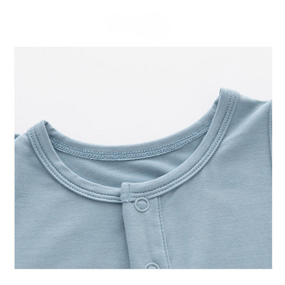 MyKids-USA® Summer Arrival Sleeveless Solid Color Bodysuit