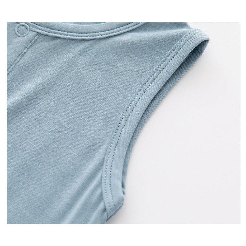 MyKids-USA® Summer Arrival Sleeveless Solid Color Bodysuit