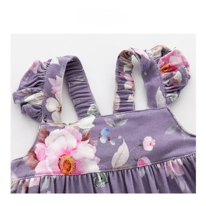 MyKids-USA® Summer Arrival Baby Girls Sleeveless Floral Bodysuit