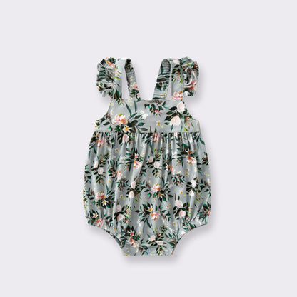 MyKids-USA® Summer Arrival Baby Girls Sleeveless Floral Bodysuit