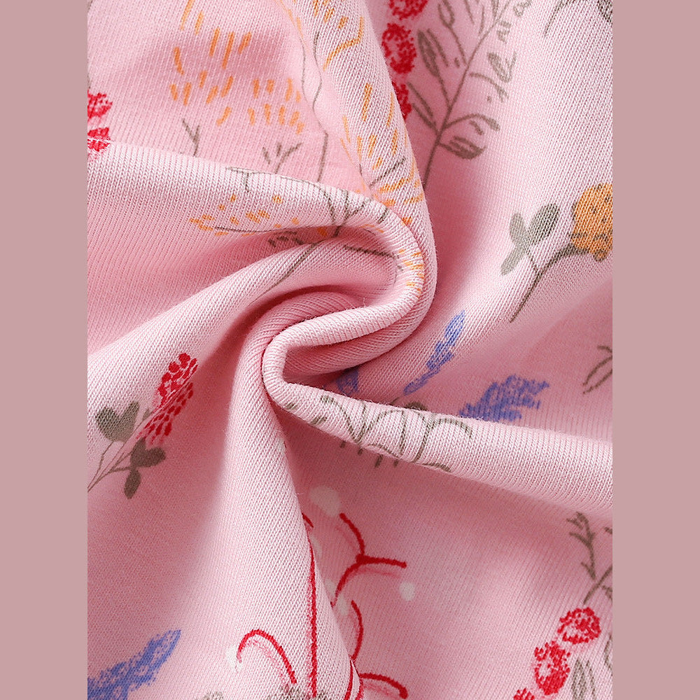 MyKids-USA® Summer Baby Kids Girls Short Sleeves Floral Pattern Dress