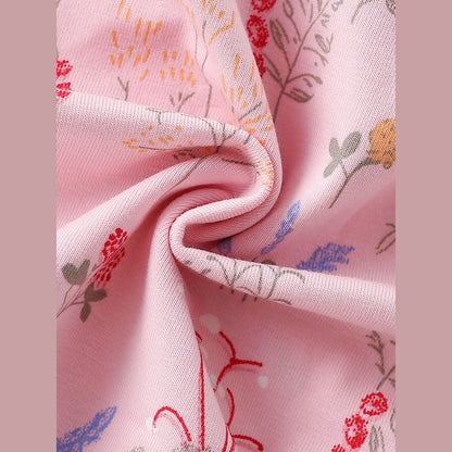 MyKids-USA® Summer Baby Kids Girls Short Sleeves Floral Pattern Dress