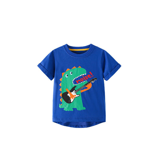 MyKids-USA® Boys’ Cartoon Pattern T-shirt in European and American Style