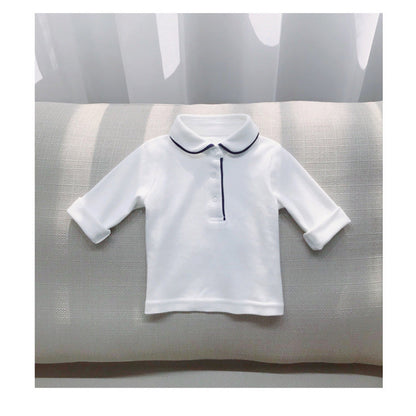 MyKids-USA® Arrival Spring and Autumn Baby Kids Boys Turn-down Collar Shirt