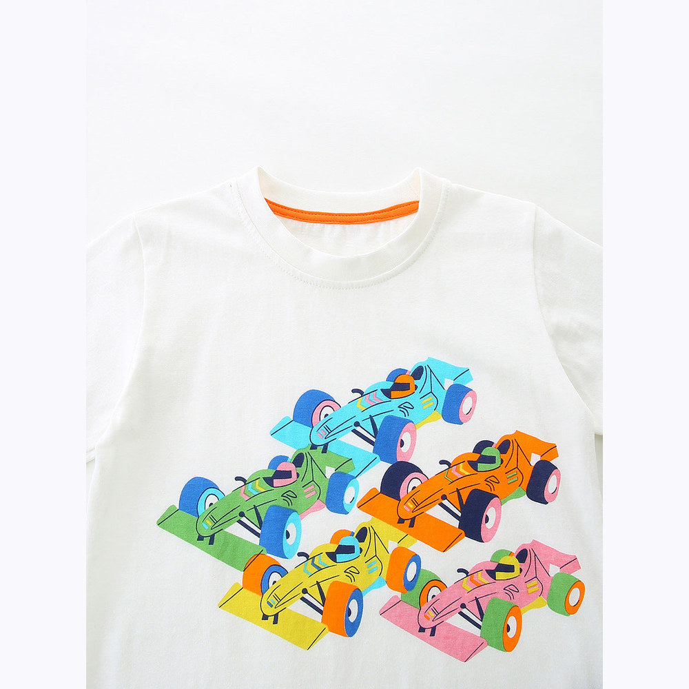MyKids-USA® Baby Kids Casual Cartoon Pattern T-shirt Clothing Set for Boys