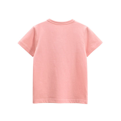 MyKids-USA® Girls’ Letters Pattern T-shirt in European and American Style
