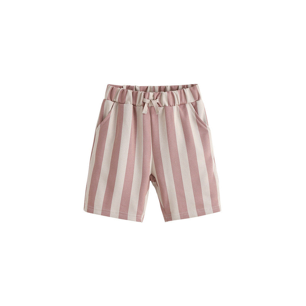 MyKids-USA® Baby Kids Casual Style Striped Shorts
